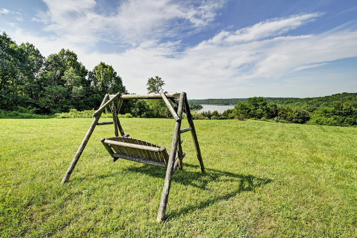 Swing in the resort overlook area